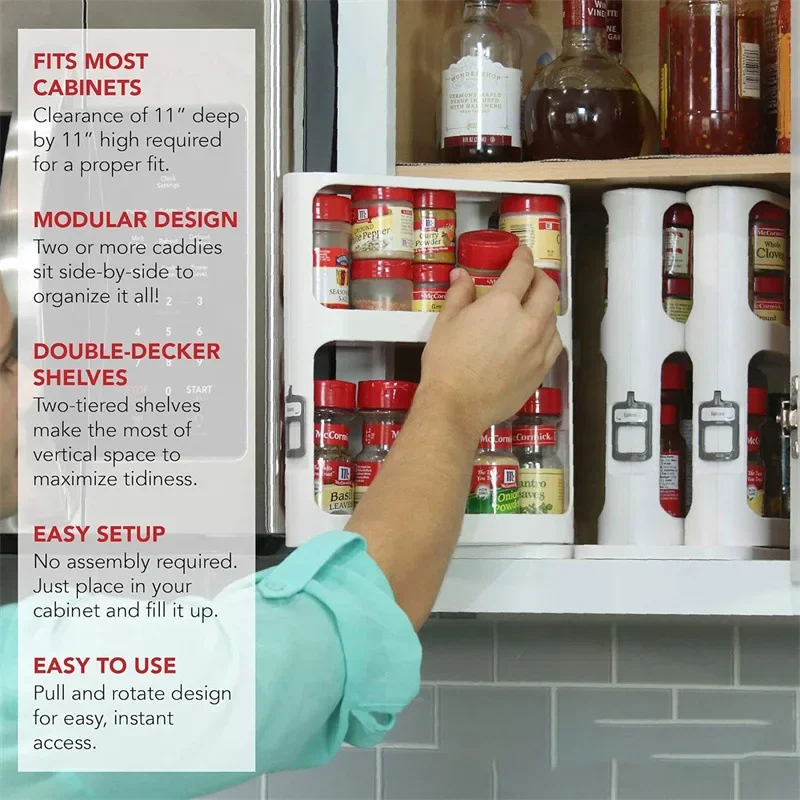Rak Putar Penyimpanan Multi La - Food Storage In Cabinets ulasan dan harga