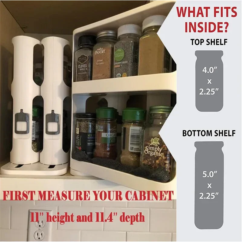 Rak Putar Penyimpanan Multi La - Food Storage In Cabinets ulasan dan harga