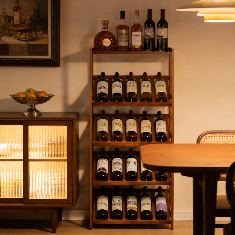 Rak anggur mewah bergaya retro - Food Storage In Cabinets ulasan dan harga